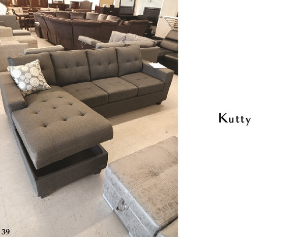 KUTTY - REVERSIBLE SECTIONAL IN FABRIC
