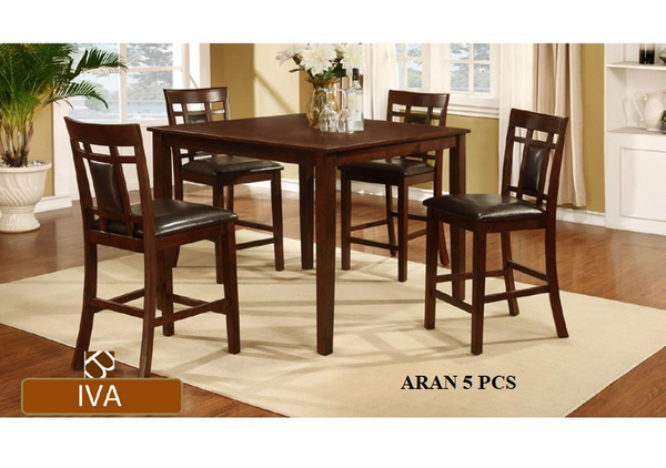 ARAN - 5 PC DINING TABLE SET