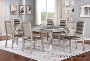 LUMINA - 7 PC DINING TABLE SET