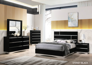 STONEY - 6 PC MINIMALISTIC BEDROOM SET